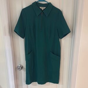 Green Short Sleeve Dress